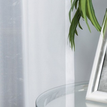 Штора-вуаль плотностью на метр 300см, тюль из белого шифона, 0,5м, элегантный