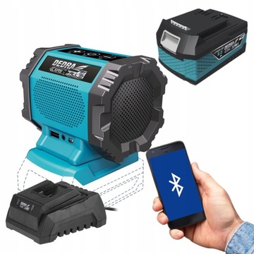 18v Dedra + 5AH Bluetooth -динамик