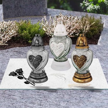ПОДСВЕЧНИК СТЕКЛЯННЫЙ 60x30см 493d