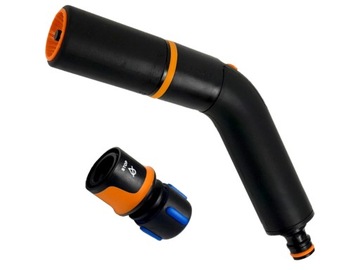 Комплект Fiskars: регулируемый краскопульт 1052182 + соединитель с упором