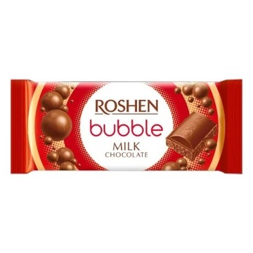 ROSHEN CZEKOLADA MILK BUBBLE 80G
