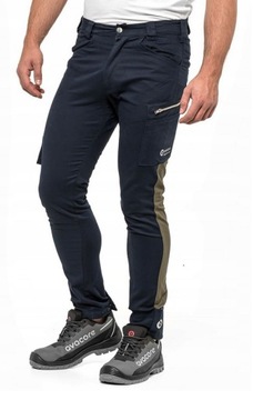 SPODNIE ROBOCZE TUBBOS SLIM STRETCH R 48 DOPASOWANE WYGODNE R48 ELASTYCZNE