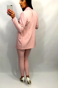 Женский костюм Женские костюмы Комплект пиджака и брюк Синий L