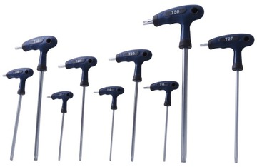 КЛЮЧИ ОТВЕРТКИ TORX МОЛОТОКИ ТИПА T НАБОР T10-T50 9
