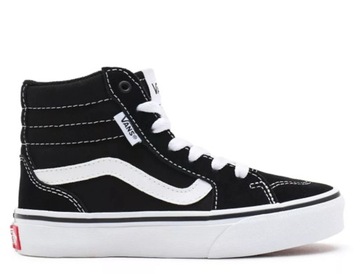 Buty miejskie wysokie czarne old skool Vans Filmore black VN0A5HZDIJU 37