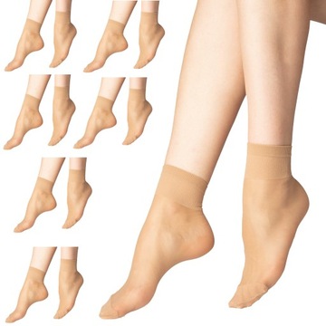 PRAWDZIWE BEZUCISKOWE skarpetki lycra 12p Włoskie