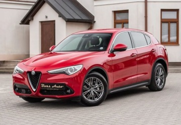 Alfa Romeo Stelvio SUV 2.2 Diesel 180KM 2017 Alfa Romeo Stelvio 2.2JTD 180KM Ledy Navi Camera Skora Full Serwis ASO No, zdjęcie 5