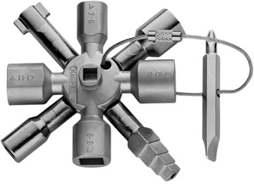 Uniwersalny klucz kluczyki do szaf technicznych gazowych skrzynek 10w1