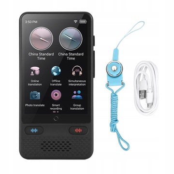 Tłumacz głosowy Online 138 języków Obsługa ekranu dotykowego Hotspot WiFi