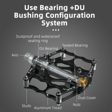 ROCKBROS JT201012LS Алюминиевые велосипедные педали SR