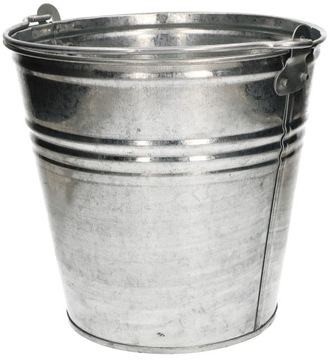 WIADRO OCYNKOWANE BUDOWLANE METALOWE 7 L BLASZANE