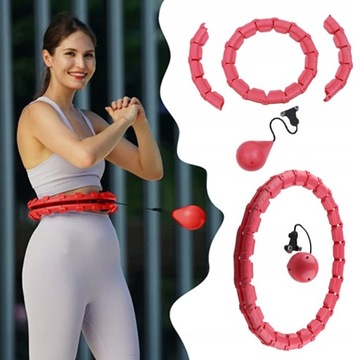 SMART HULA HOP с гирей для похудения, гиря с шипами HULAHOP