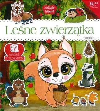 Naklejki Iskierki. Leśne zwierzątka