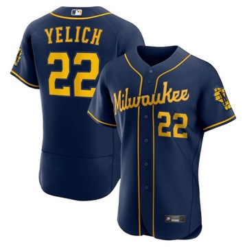 koszulka baseballowa Christian Yelich Milwaukee Brewers