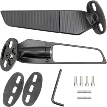 УНИВЕРСАЛЬНЫЕ ЗЕРКАЛА ЗАДНЕГО ВИДА ДЛЯ МОТОЦИКЛОВ, СМЕННЫЕ БОКОВЫЕ ЗЕРКАЛА ЧЕРНОГО ЦВЕТА