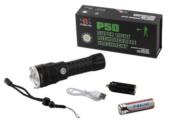X-BALOG МОЩНЫЙ ТАКТИЧЕСКИЙ ФОНАРЬ XHP50 ZOOM L071