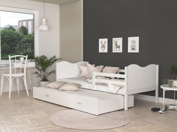 Кровать одноярусная 190х80 серо-белый MAX P2