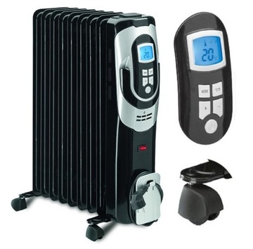 GRZEJNIK ELEKTRYCZNY 2000 WATT OLEJOWY 9 ŻEBEREK OLEJAK TERMOSTAT ŻEBERKOWY