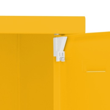 ЯЩИК ГАЗОВЫЙ ШКАФ 50х80х25 ЖЕЛТЫЙ С ЗАДНИЦОЙ