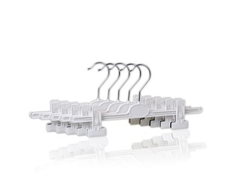 WIESZAKI KLAMROWE ODZIEŻOWE DO SPÓDNIC SPODNI 25sz