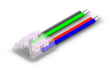 РАЗЪЕМ ДЛЯ СВЕТОДИОДНОЙ ЛЕНТЫ COB NEON RGB С КАБЕЛЕМ