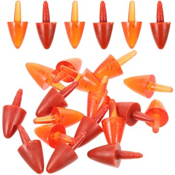 АКСЕССУАРЫ ДЛЯ НОВОГОДНЕЙ ПОДЕЛКИ ИЗ ПЛАСТИКОВОГО НОСА СНЕГОВИКА