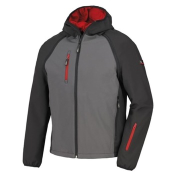 Kurtka męska softshell 2w1 odpinane rękawy kaptur Industrial Starter SLY 2X