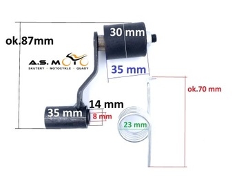 Натяжитель приводной цепи Quad ATV 110, 125 Alligator, Fourcraft 125