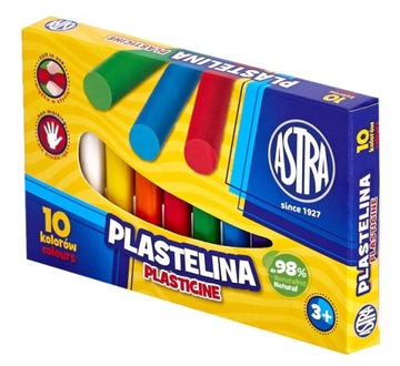Plastelina ASTRA 10 kol.