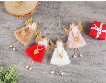 АНГЕЛ РОЖДЕСТВЕНСКИЙ АНГЕЛ ПОДВЕСНОЕ УКРАШЕНИЕ Z5 КРАСНЫЙ