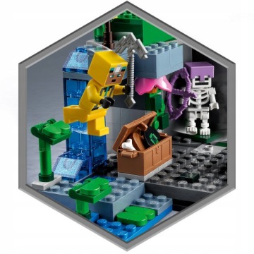 НАБОР «Подземелье со скелетами» LEGO MINECRAFT 21189 + ПОДАРОЧНЫЙ НАБОР LEGO 30432