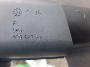 ROLETA KUFRU VW PASSAT B6 ČERNÁ 3C9867871