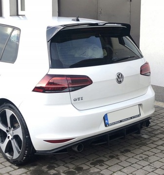 Спойлер Lotka GOLF 7 GTI GTD R MK7 7.5 OETTINGER LOOK черный глянец ABS!