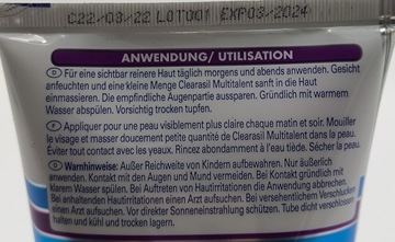 КРЕМ ДЛЯ МОЙКИ + ПИЛИНГ с Clearasil | 150мл