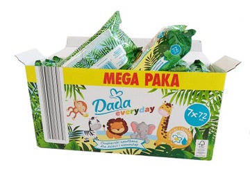 ВЛАЖНЫЕ САЛФЕТКИ DADA EVERYDAY 1512шт 21х72