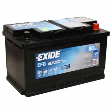 EXIDE EL800 80AH 800A EFB СТАРТ-СТОП