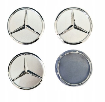 MERCEDES DEKIELEK DEKIELKI KAPSLE DO ALUFELG 60mm