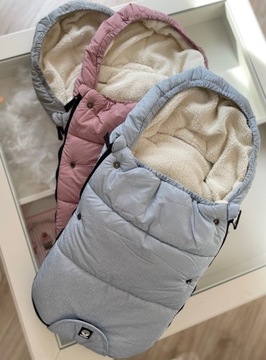 Śpiworek do WÓZKA fotelika gondoli UNIWERSALNY 0-9m Frosted Blue DOOKY