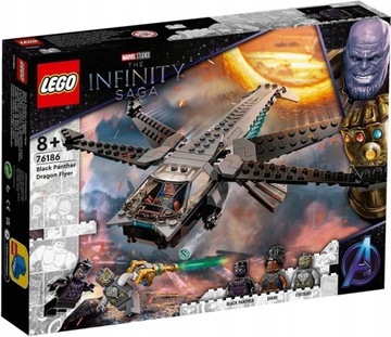 LEGO MARVEL 76186 HELIKOPTER CZARNEJ PANTERY