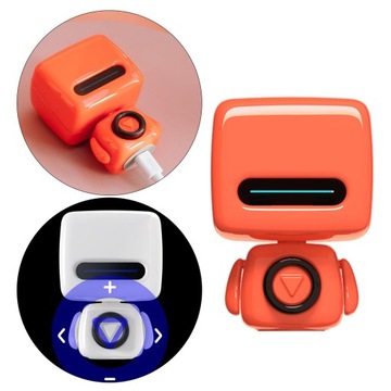 mały, dotykowy odtwarzacz z głośnikiem Bluetooth, pomarańczowy