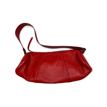 Elegantná malá červená dámska kabelka TOD'S