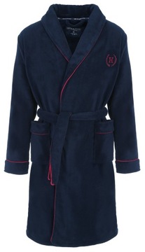 Мужской теплый длинный БАННЫЙ ХАЛАТ HENDERSON GOT 36375-59 - XXL