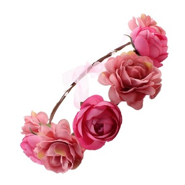 Tiara Floral Drawing Opaski Rekwizyt do zdjęcia
