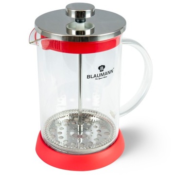 ZAPARZACZ SZKLANY TŁOKOWY KAWIARKA Kawy Herbaty 800ml DZBANEK SITKO 180°C