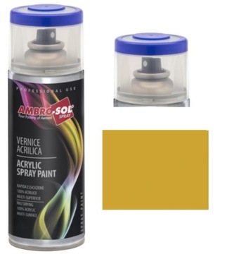 Uni. lakier akrylowy 400ml ŻÓŁTO MIODOWY RAL1004