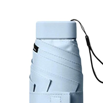 Mały wodoodporny parasol podróżny niebieski