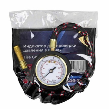 Манометр, манометр в шинах, гибкий шланг, 0–11 бар.