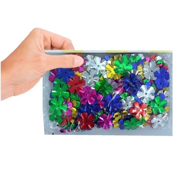 Konfetti Dekoracyjne Kwiaty Cekiny Ozdobne OKAZJA