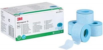 3M Micropore S 2,5см x 5м 1 шт. силиконовая лента