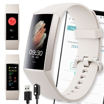 SMARTBAND SMARTWATCH ZEGAREK SPORTOWY AMOLED PULS OPASKA SPORTOWA DAMSKI PL